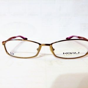 NEW-Koali CRABE2 Eyeglasses Women's Gold + Purple